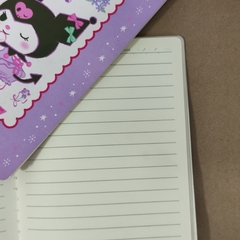 Imagen de LIBRETAS KUROMI PASTA SUAVE 40 PAGS RAYAS 14 x 20.3 cm MUNDO SANRIO