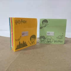 POST IT HARRY POTTER 5 COLORES 7.5x7.5 cm SOFIA STICKER NOTAS ADHESIVAS STICKY NOTES - tienda en línea