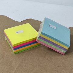 POST IT CUADRADOS 5 COLORES 7.5x7.5 cm SOFIA STICKER NOTAS ADHESIVAS STICKY NOTES - comprar en línea