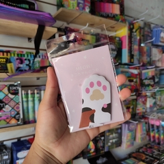 POST IT PATITAS DE MASCOTA MEOW 4 MODELOS DIFERENTES - tienda en línea