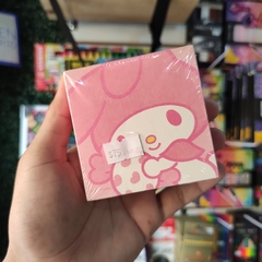 POST IT DECORADO MY MELODY ROSA 7.5X7.5CM 250 POST IT MUNDO SANRIO