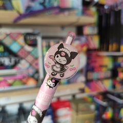 PLUMAS RETRÁCTILES KUROMI TINTA NEGRA PUNTA 0.5MM MUNDO SANRIO - comprar en línea