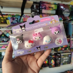 BORRADORES PERSONAJES MUNDO SANRIO PAQUETE DE 5 GOMAS DE BORRAR MUNDO SANRIO - comprar en línea