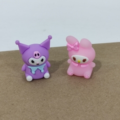 SACAPUNTAS MY MELODY ROSA KUROMI MORADO 2X3.5CM MUNDO SANRIO