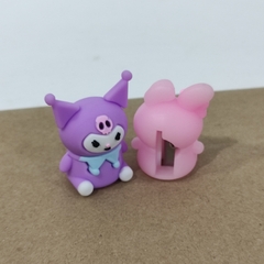 SACAPUNTAS MY MELODY ROSA KUROMI MORADO 2X3.5CM MUNDO SANRIO