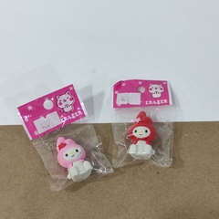 BORRADORES MY MELODY PERSONAJES MUNDO SANRIO TAMAÑO 4X2.5CM GOMAS DE BORRAR 2 MODELOS DISPONIBLES MUNDO SANRIO