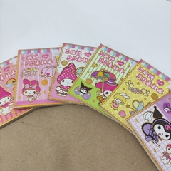 STICKERS LIBRO DE PEGATINAS PERSONAJES MUNDO SANRIO TAMAÑO 9x7.5CM, PAPEL JAPONÉS ECOLÓGICO MUNDO SANRIO - comprar en línea