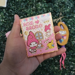 STICKERS LIBRO DE PEGATINAS PERSONAJES MUNDO SANRIO TAMAÑO 9x7.5CM, PAPEL JAPONÉS ECOLÓGICO MUNDO SANRIO - tienda en línea