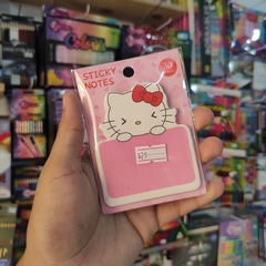 POST IT HELLO KITTY 30 PZS STICKY NOTES NOTAS ADHESIVAS 6.5 X 7.5 CM MUNDO SANRIO