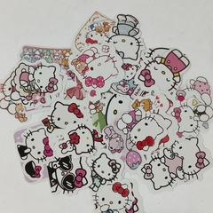 STICKERS HELLO KITTY LULU BONITA 40 PZS PAPEL MUNDO SANRIO