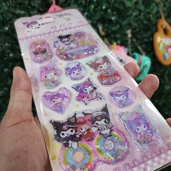 STICKERS DE AGUA PERSONAJES MUNDO SANRIO AGITABLES 3D MUNDO SANRIO