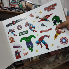 DRAWING BOOK SUPER HEROES MARVEL 100 GRS 210 X 290 MM PASTA SEMI DURA SKETCHBOOKS en internet