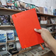 LIBRETAS PIEL SINTETICA 21 X 14.5 CM PASTA DURA CIERRE DE ELÁSTICO SEPARADOR PEGADAS LIBRETAS - comprar en línea