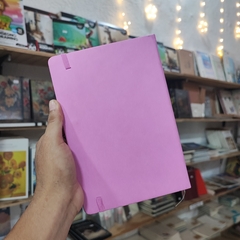 LIBRETAS PASTA ACOLCHONADA NOTES NOTEBOOK SERIES A5 ELÁSTICO DE CIERRE RAYAS LIBRETAS - comprar en línea