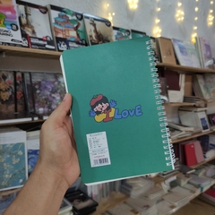 LIBRETAS MOKA I LOVE A5 145 X 207 MM ARILLOS PASTA SUAVE RAYAS LIBRETAS - comprar en línea