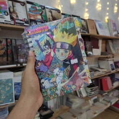 Imagen de LIBRETAS BORUTO/NARUTO 21 X 16.5 CM PASTA SEMI DURA ARILLOS METALICOS HOJAS RAYAS SEPARADORES INCLUIDOS PORTADA 3D LIBRETAS