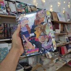 LIBRETAS BORUTO/NARUTO 21 X 16.5 CM PASTA SEMI DURA ARILLOS METALICOS HOJAS RAYAS SEPARADORES INCLUIDOS PORTADA 3D LIBRETAS - comprar en línea