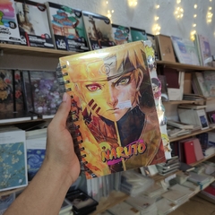 LIBRETAS BORUTO/NARUTO 21 X 16.5 CM PASTA SEMI DURA ARILLOS METALICOS HOJAS RAYAS SEPARADORES INCLUIDOS PORTADA 3D LIBRETAS - tienda en línea