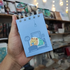 LIBRETA MINI LIBRETA ANIMALES 7.5 X 12 CM PASTA DURA ARILLOS METALICOS RAYAS LIBRETAS - comprar en línea