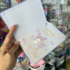 Imagen de LIBRETAS MUNDO SANRIO MY MELODY Y KUROMI PASTA DURA ACOLCHONADA HOJAS CUADROS DECORADAS SEPARADOR MUNDO SANRIO LIBRETAS