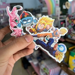 STICKERS PERSONAJES VARIOS GOKU TY STICKER 5O PZS STICKERS en internet