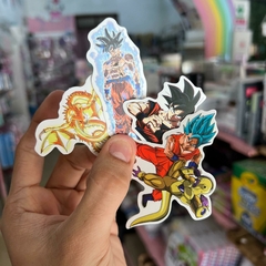 STICKERS PERSONAJES VARIOS GOKU TY STICKER 5O PZS STICKERS - tienda en línea