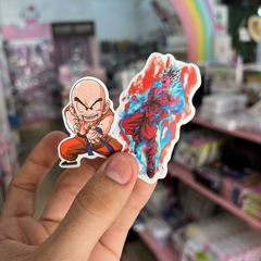 Imagen de STICKERS PERSONAJES VARIOS GOKU TY STICKER 5O PZS STICKERS