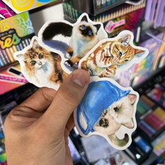 STICKERS VARIOS GATITOS TY STICKER 5O PZS STICKERS - Maco Creativos