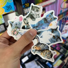 Imagen de STICKERS VARIOS GATITOS TY STICKER 5O PZS STICKERS