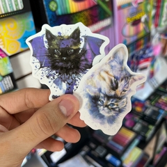 STICKERS VARIOS GATITOS TY STICKER 5O PZS STICKERS