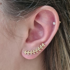 Brincos Feminino Ear Cuff Folhinhas - comprar online