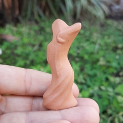 Iansã Orixá Mini Escultura Cerâmica Terracota na internet