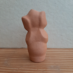 Ganesha Escultura Mini em Cerâmica Terracota Estilizado - ArtbyDarleneMaldonado - arte, cerâmica autoral e boas inspirações... Peças exclusivas.