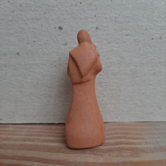 Santo Antonio Mini Escultura Cerâmica Terracota na internet