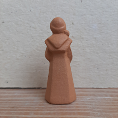 Imagem de São Francisco de Assis Mini Escultura em Cerâmica Estátua Terracota - ArtbyDarleneMaldonado - arte, cerâmica autoral e boas inspirações... Peças exclusivas.