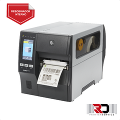 Impresora de etiquetas Zebra ZT411 Industrial rebobinador interno