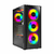 GABINETE BALAM RUSH DRAGONFLY II GM745 NEGRO C. TEMPLADO 3 VENTILADORES RGB BR-935968