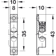 Retén 43 mm p/atornillar - comprar online