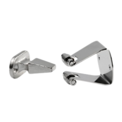 Tope de puerta/retén ac. inox. 38 mm