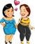 Caricatura casal GLBTQI+ (Mulheres) - comprar online