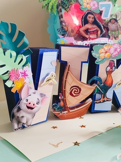 Letras 3d MOANA