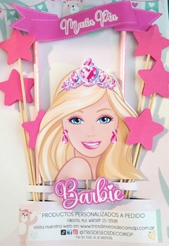 Barbie cake topper - Tres Deseos Deco Mdp
