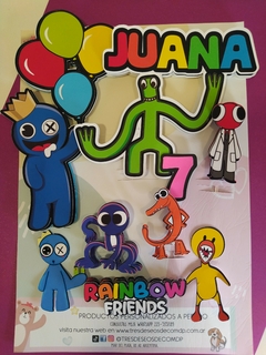 CAKE TOPPER RAINBOW FRIENDS - comprar online