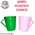 JARRO PLASTICO CONICO