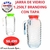 JARRA DE VIDRIO 1,250LT BANDING CON TAPA - comprar online