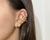 Brinco Piercing Earcuff Andreza Trançado ZigZag - comprar online