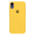 Capinha Silicone Aveludado para iPhone XR na internet