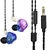 Fone de Ouvido In-ear QKZ Ak6 Max 1 Driver Dinâmico Graves Monitor Cancelamento Ruído com Microfone