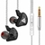 Fone de Ouvido In-ear QKZ CK5 Profissional Retorno de Palco com Microfone Cancelamento de Ruído - comprar online