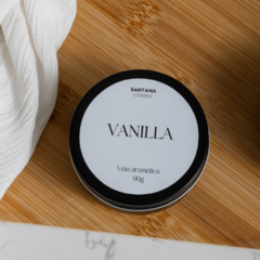 Vela aromática vanilla (90g) na internet